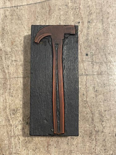 Printing letterpress block - letterpress,