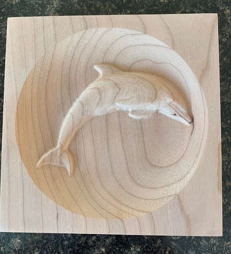 Dolphin nautical engraving - dolphin,